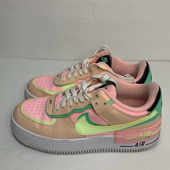 Nike Air Force 1 Shadow Arctic Punch Barely Volt Women’s Size 9 CU8591-601 - Picture 4 of 12